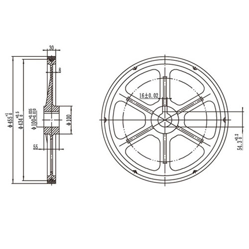 FN-MCL-011 friction wheel