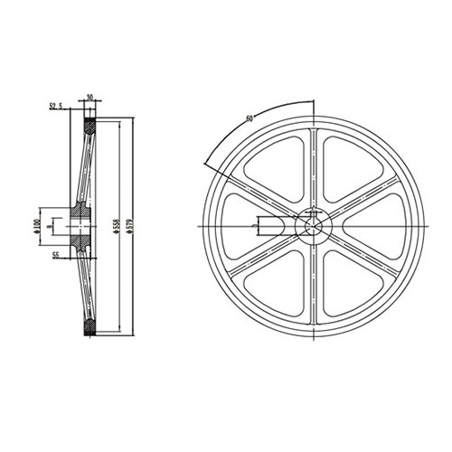 FN-MCL-010 friction wheel